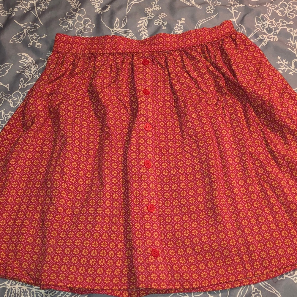 Mossimo Pink Floral skirt